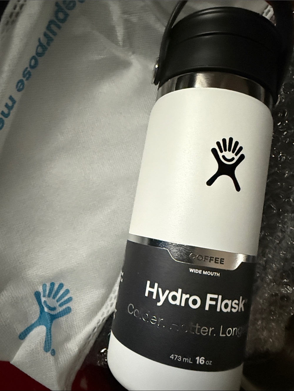 Hydro Flask Coffee Wide Mouth 16oz white